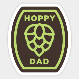 Hoppy Dad - Beer Drinking Sticker